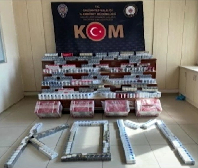 Gaziantep’te kaçak sigara operasyonu