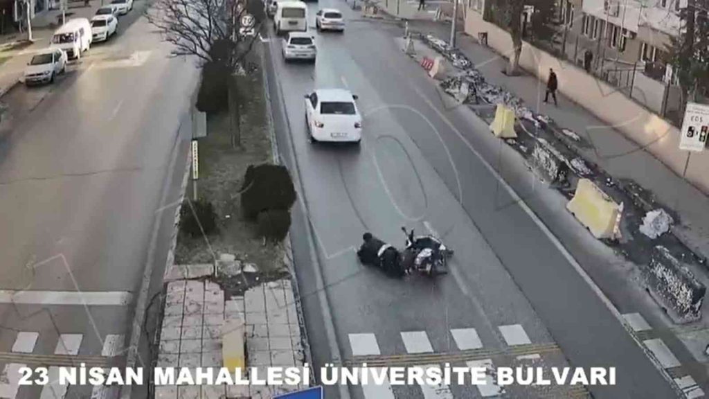 Gaziantep’te trafik kazaları kameralara yansıdı