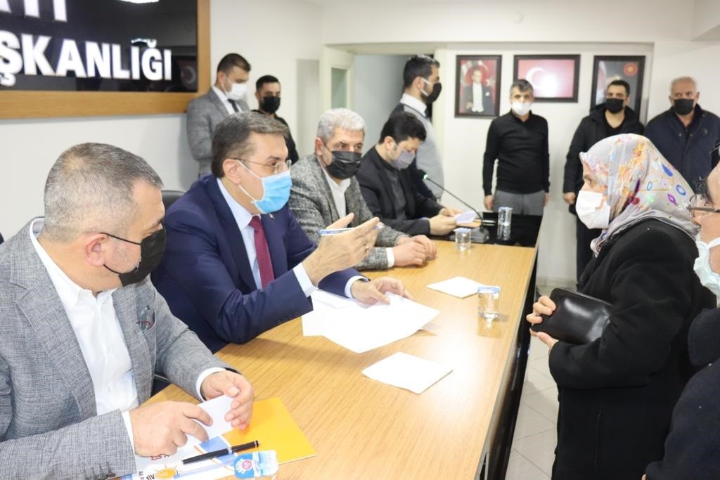 Milletvekili Tüfenkci vatandaşları dinledi