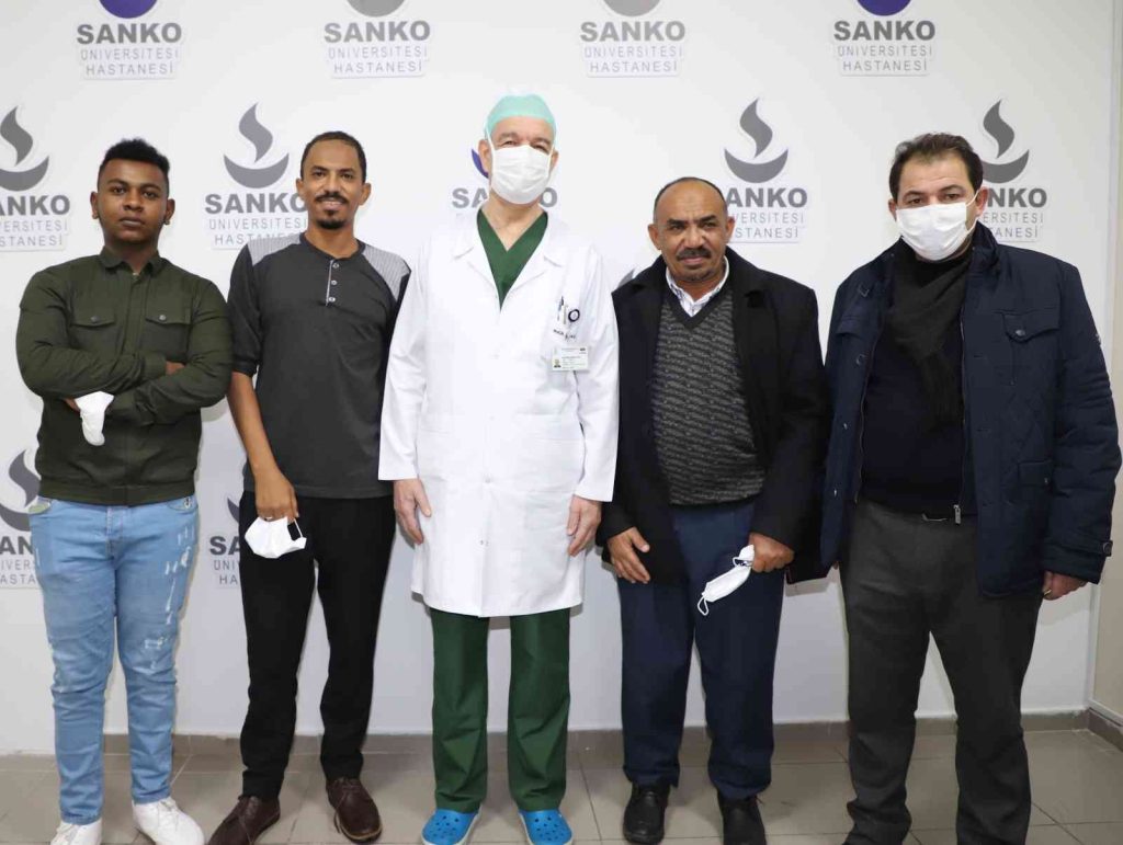 Şifa bulmak için Sudan’dan SANKO Hastanesi’ne geldi
