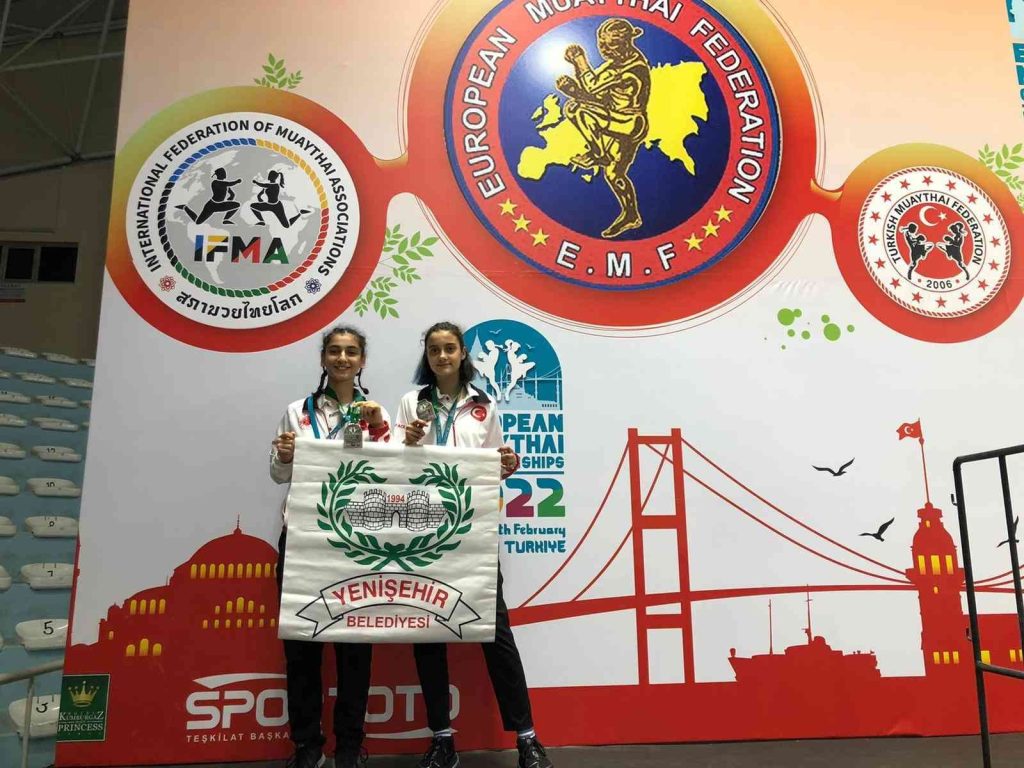 Yenişehirli sporcular Avrupa ikincisi oldu