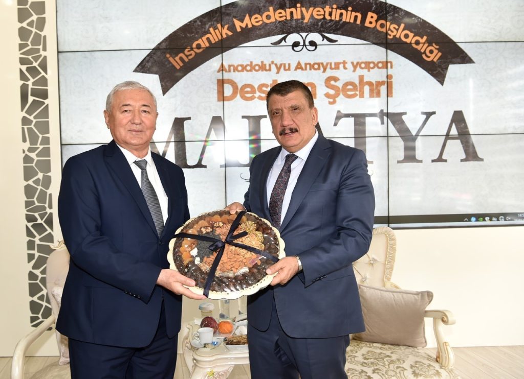 Başkan Gürkan, Kırgızistan heyetini kabul etti