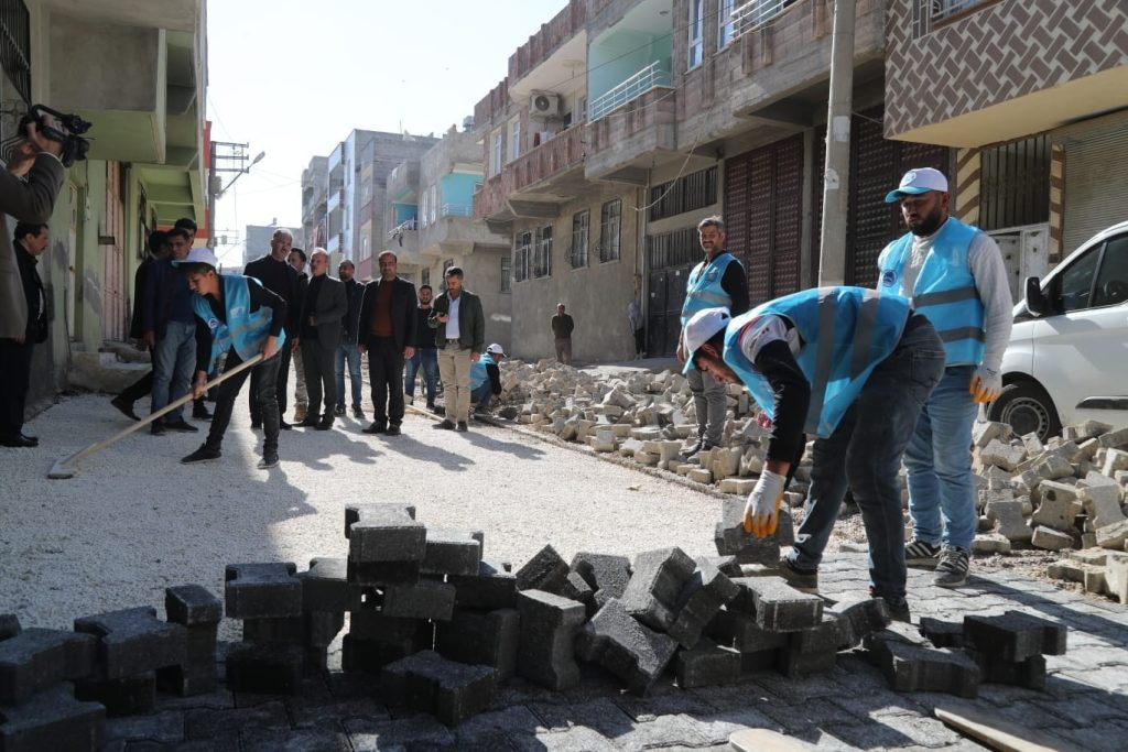Başkan Kuş, yol çalışmalarını inceledi