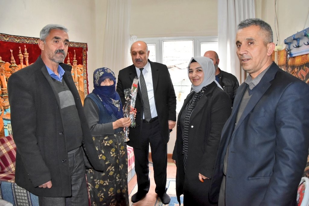 Doğanşehir’de şehit aileleri unutulmadı