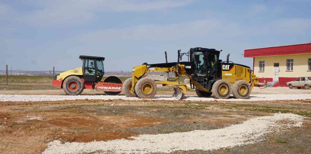 Haliliye kırsalında yol çalışması