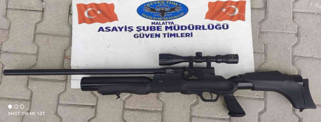 Malatya’da 26 silah ele geçirildi