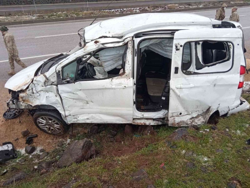 Siverek’te trafik kazası: 1 ölü, 2 yaralı
