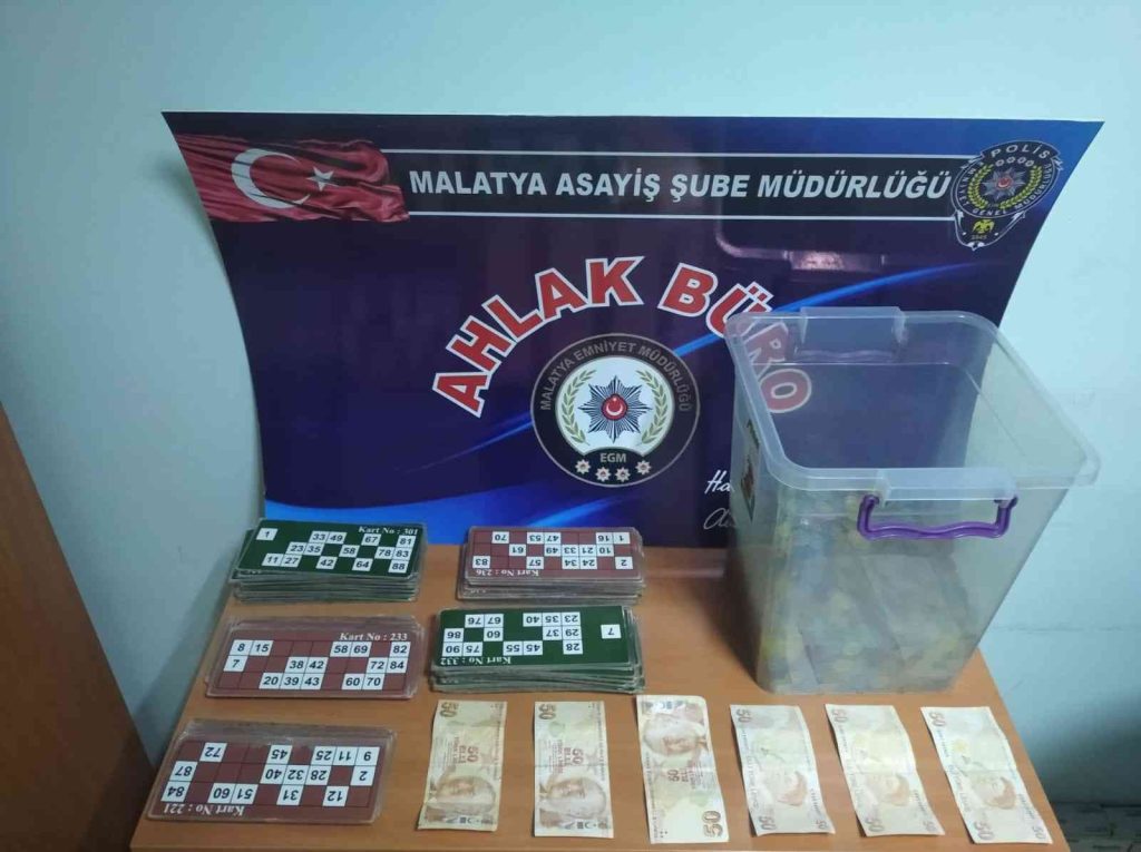 Tombala oynayan 21 şahsa ceza