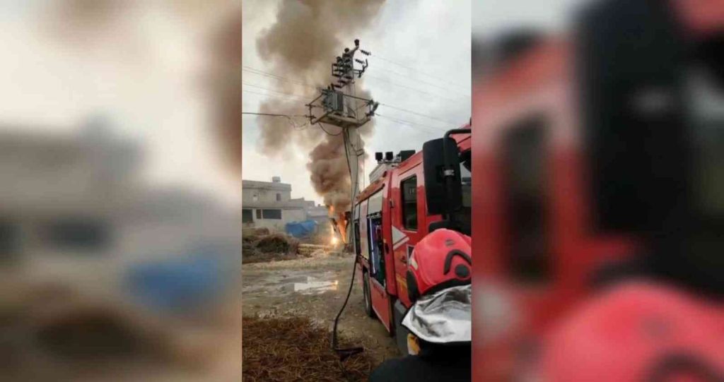 Trafo yangını korkuttu