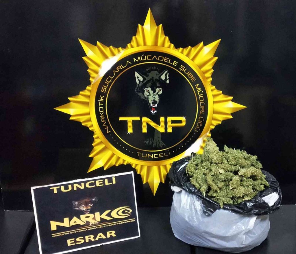 Tunceli’de uyuşturucu operasyonu: 3 gözaltı