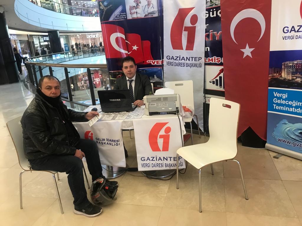 Vergide beyanında kabul masası kolaylığı