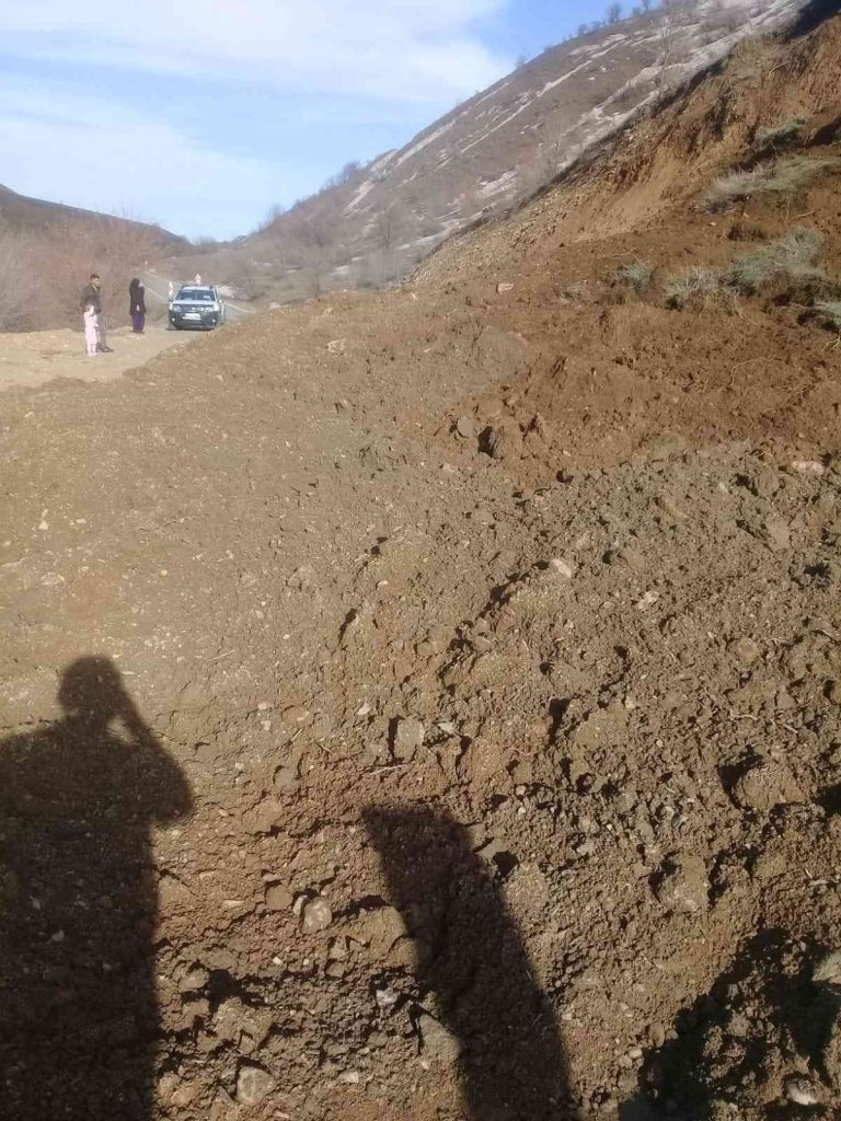 Bingöl’de heyelan