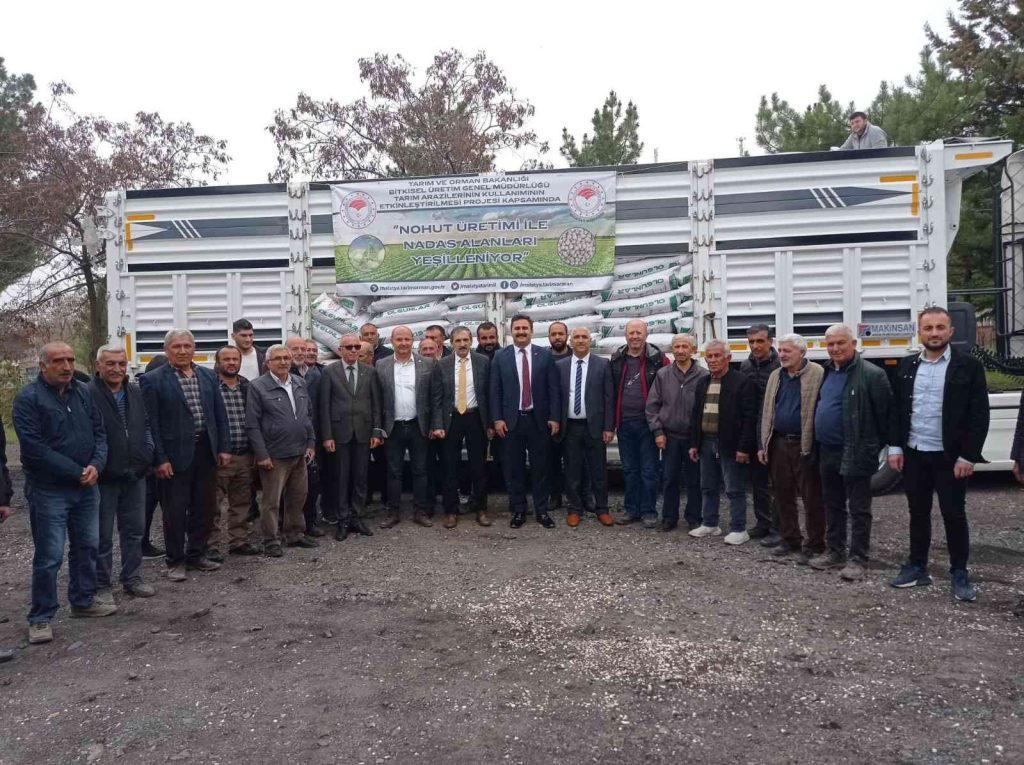 Çiftçilere nohut tohumu desteğİ