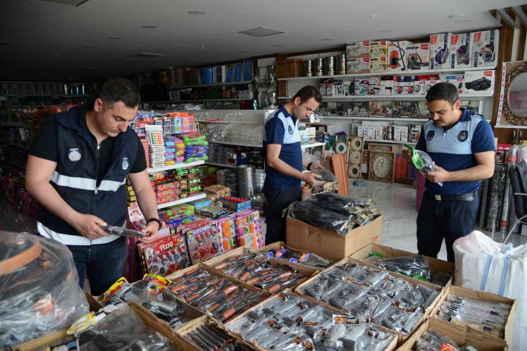 Diyarbakır’da zabıta ekipleri bayram öncesi maytap denetimine çıktı