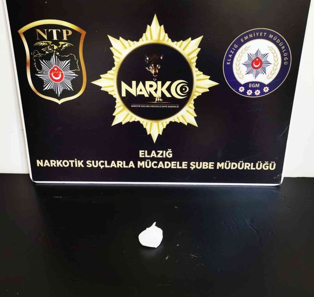 Elazığ’da uyuşturucu madde operasyonu: 2 tutuklama
