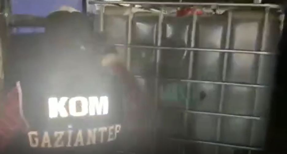 Gaziantep’te 3 bin litre kaçak akaryakıt ele geçirildi