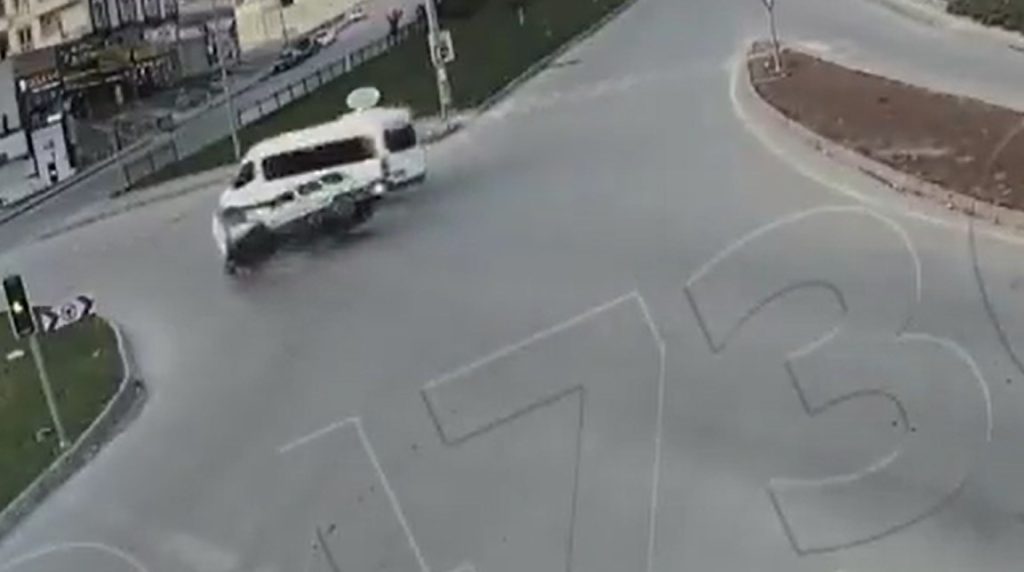 Gaziantep’teki feci kazalar kameraya yansıdı
