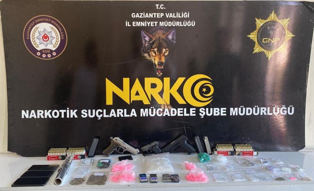 Gaziantep’teki uyuşturucu operasyonlarında 22 tutuklama