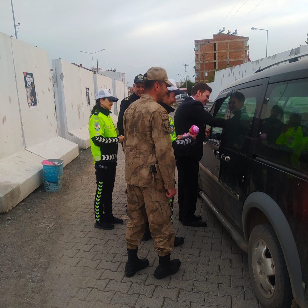 Kovancılarda trafik denetimi