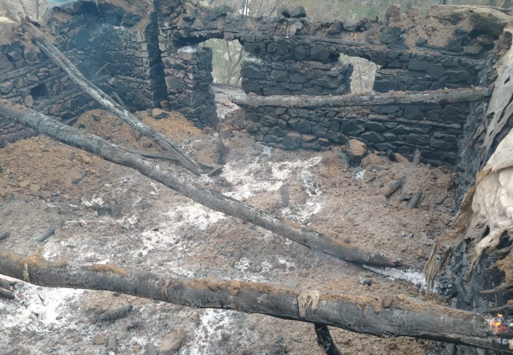 Kulp’ta ahır yangını: 76 hayvan telef oldu