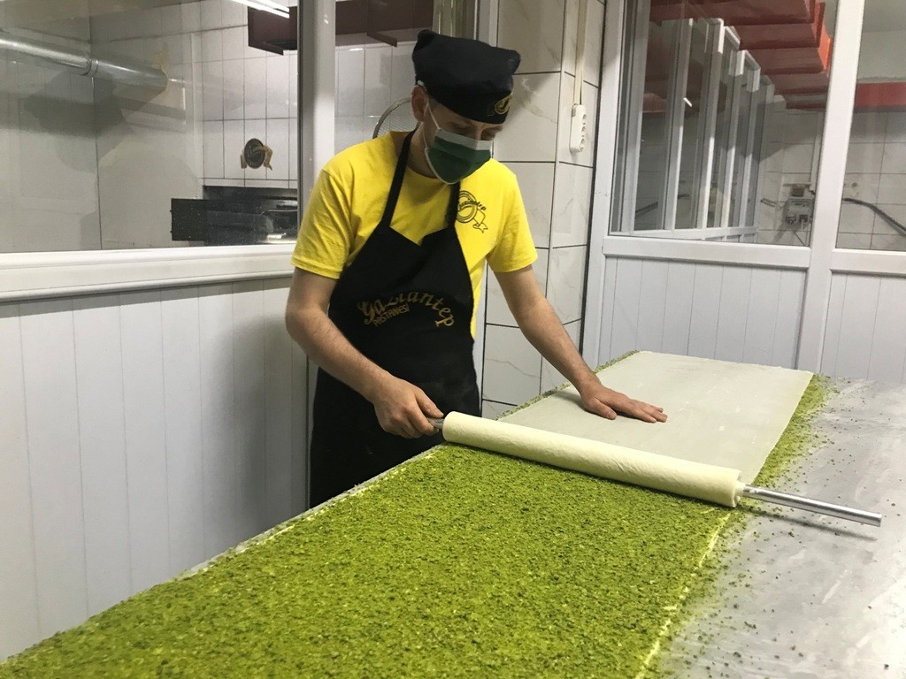 Malatya’da tatlıcılarda bayram yoğunluğu yaşanıyor