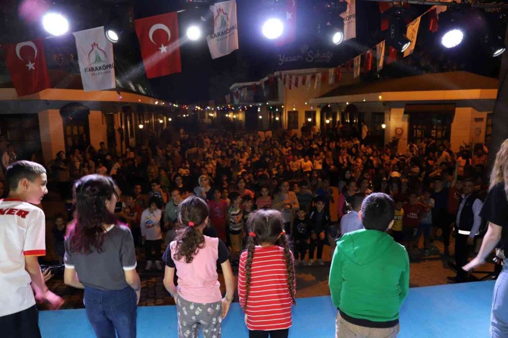 Ramazan etkinliğinde çocuklar doyasıya eğlendi