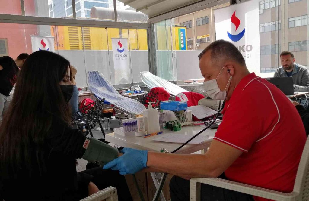 SANKO Üniversitesi’nde kan bağışı kampanyası düzenlendi