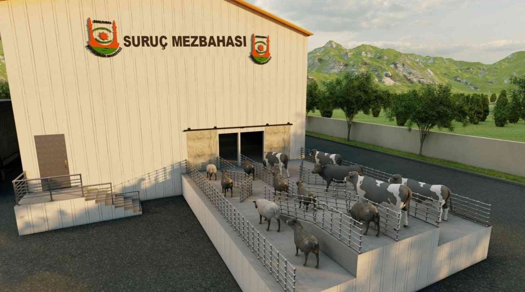 Şanlıurfa’nın Suruç ilçesine  modern mezbaha müjdesi