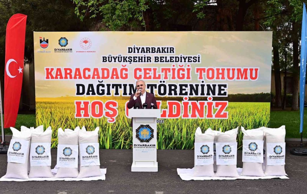 Diyarbakırlı çiftçilere çeltik tohumu desteği