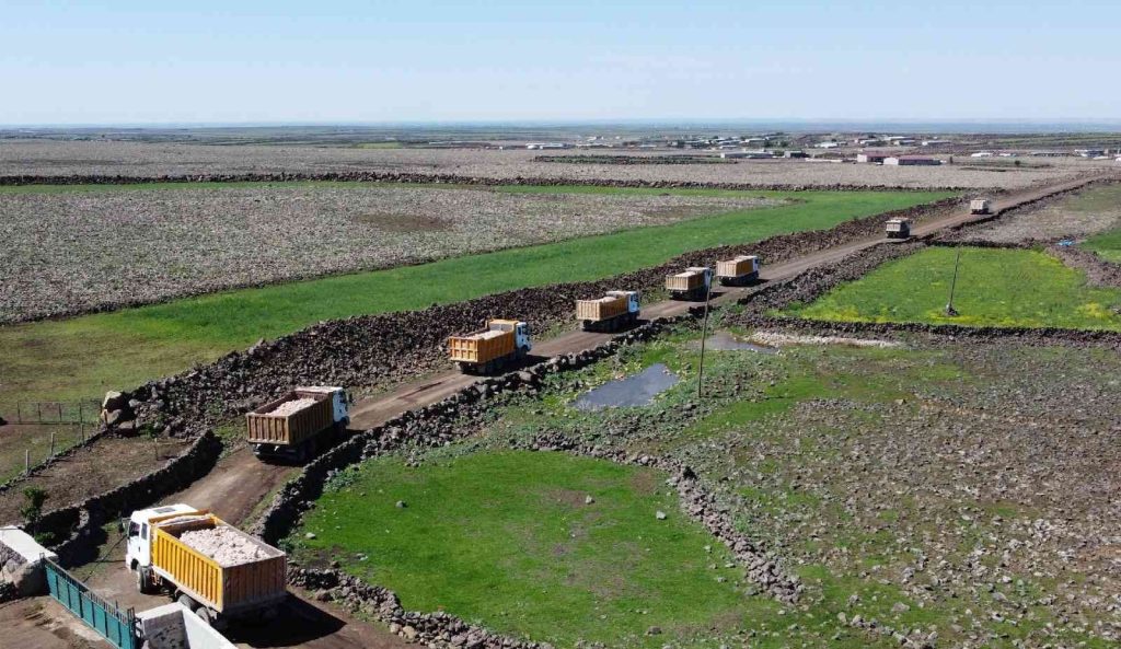 Viranşehir’de yeni yol çalışması