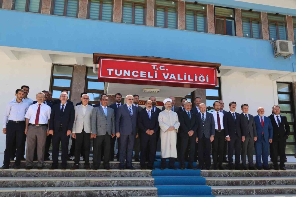 Diyanet İşleri Başkanı Prof. Dr. Ali Erbaş Tunceli’de