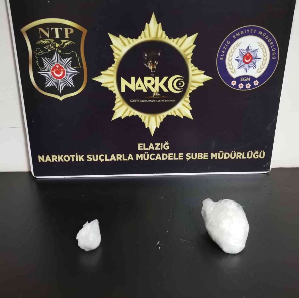 Elazığ’da uyuşturucuyla mücadele çalışmaları: 2 tutuklama