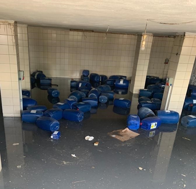 Malatya’da sağanak nedeniyle fabrikaları su bastı üretime ara verildi