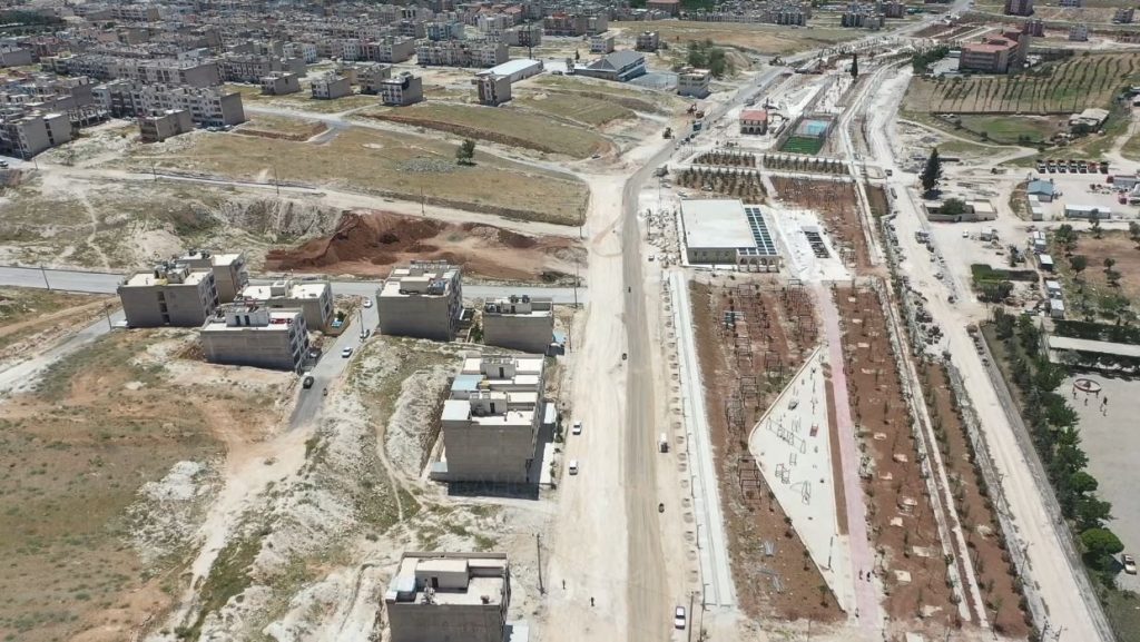 Millet Bahçesine modern yol