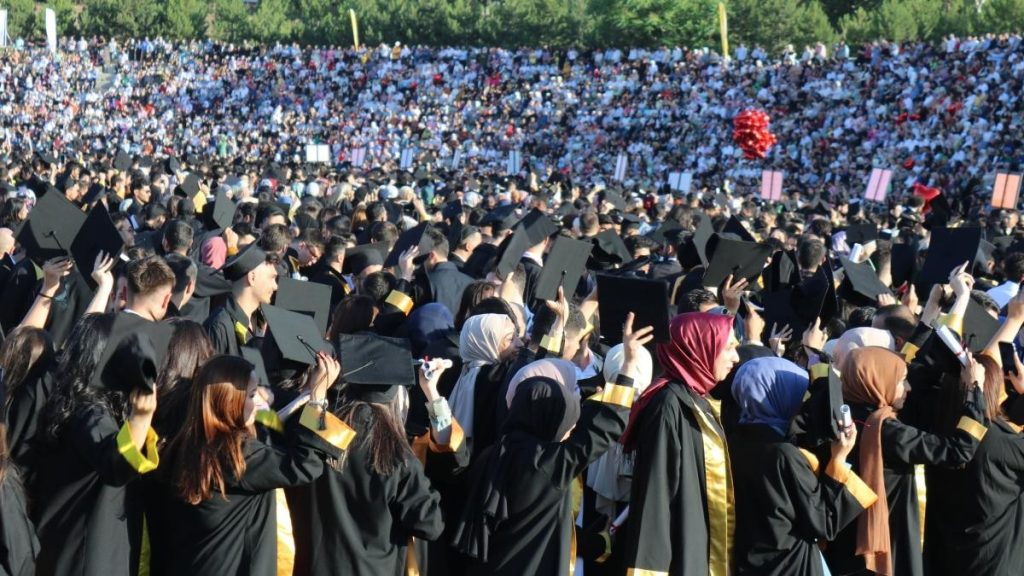 Öğrencilerin Kolpa’lı mezuniyet coşkusu