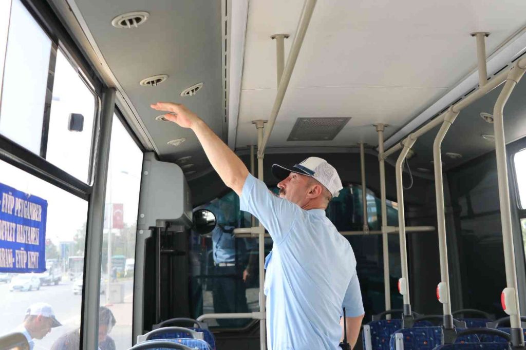 Şanlıurfa otobüslerinde klima denetimi