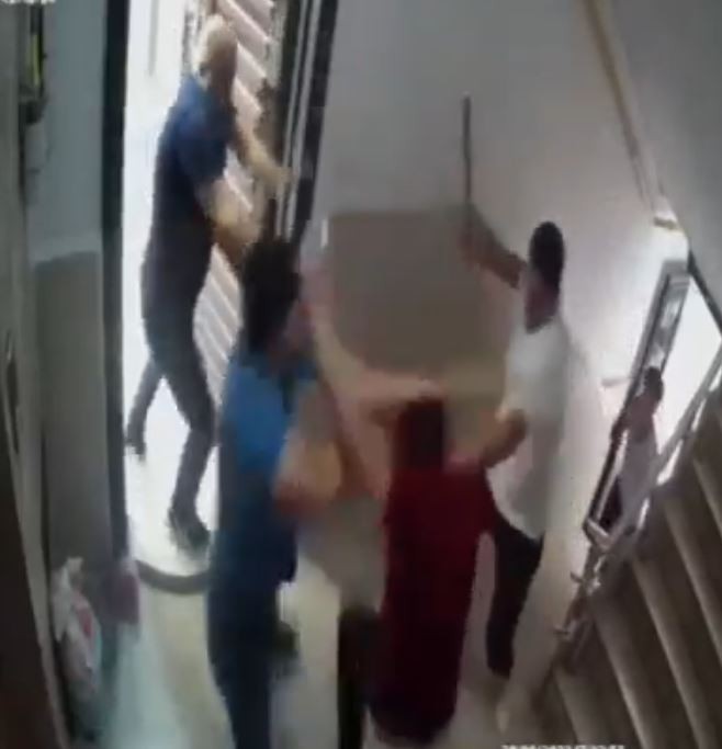 Şanlıurfa’da sopalı saldırganlar kamerada