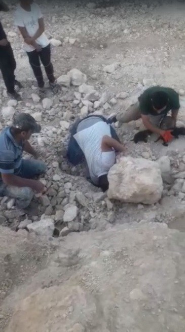 5 yavru köpek 5 saatte kurtarıldı