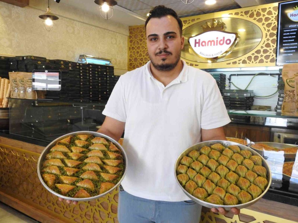 Baklavacıların bayram mesaisi başladı