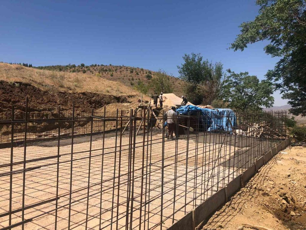 Elazığ İl Özel İdaresinden 360 tonluk sulama havuzları