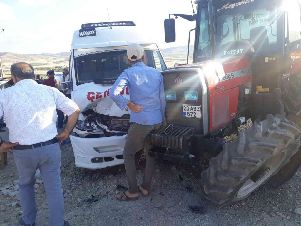 Elazığ’da trafik kazası: 2 yaralı