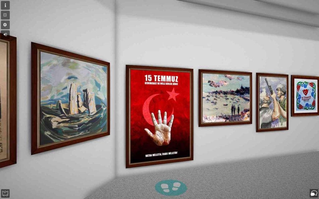 GAÜN’de 15 Temmuz anısına ulusal karma sergi