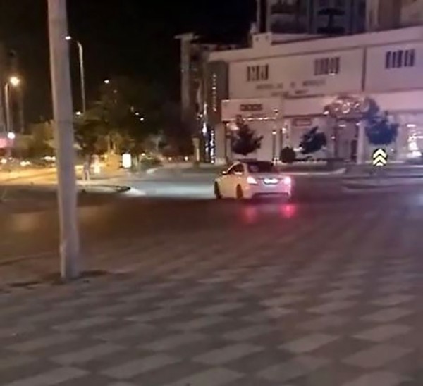 Gaziantep’te drift atan şahsa 9 bin TL ceza