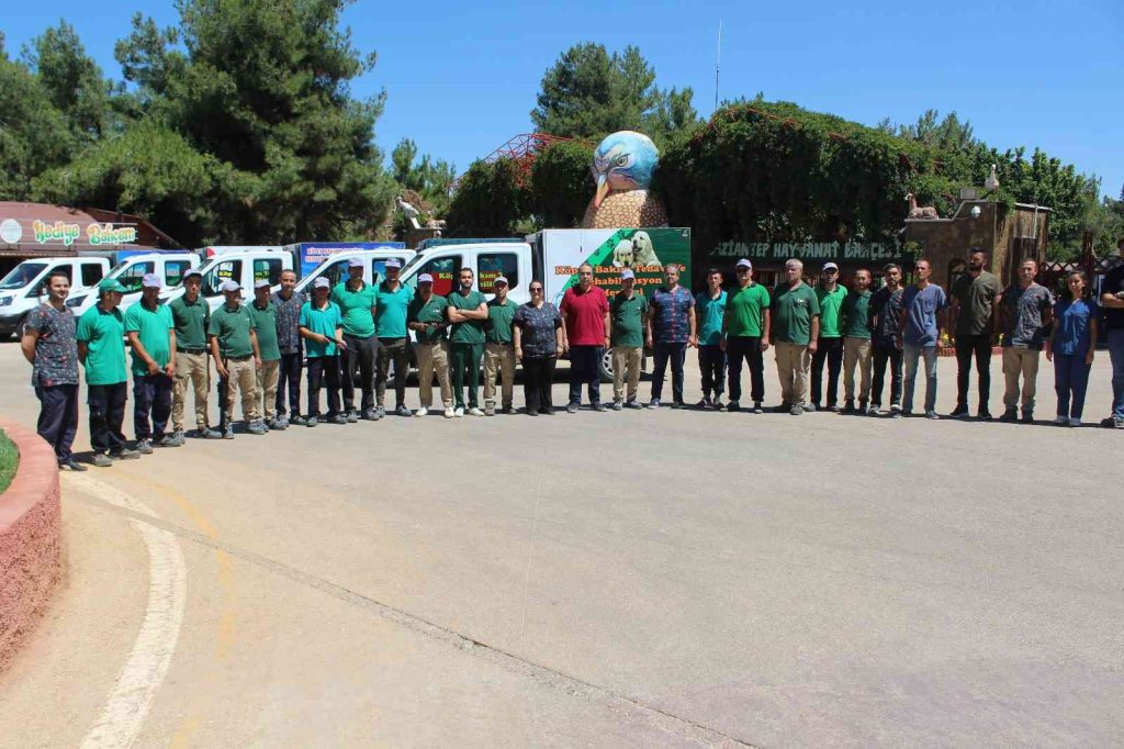 Gaziantep’te ’kurban yakalama timi’ bayrama hazır