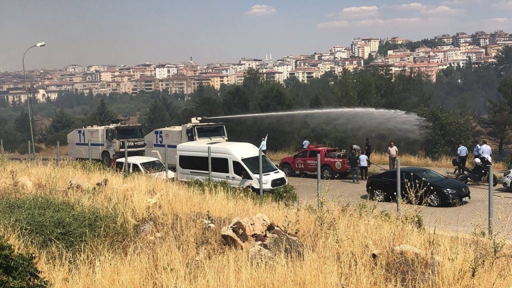 Gaziantep’te orman yangını
