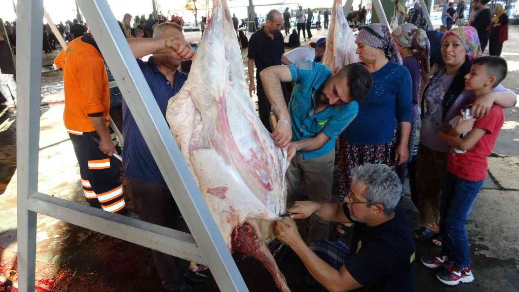 Gaziantep’te vatandaşların kurban kesim telaşı başladı