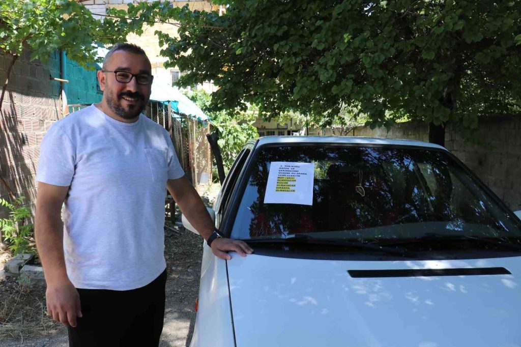 Kayısı talebine yetişemeyince aracını kayısı ile takas etme yoluna gitti