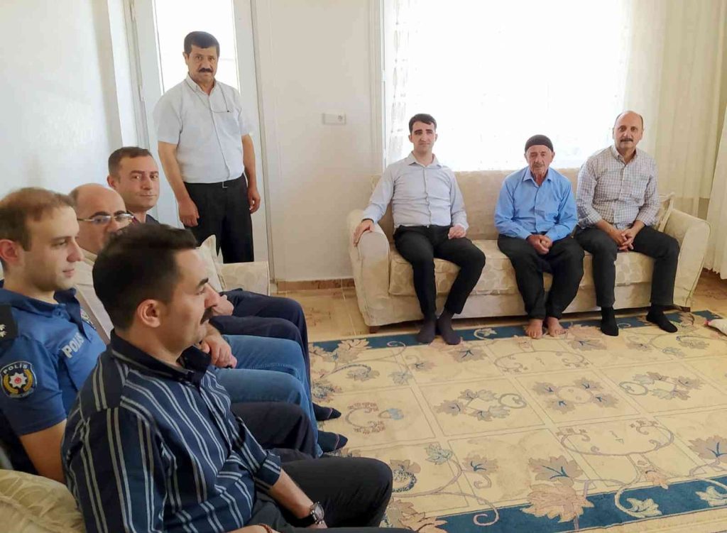 Kaymakam Sevgili ve Başkan Doğru’dan şehit ailelerine ziyaret