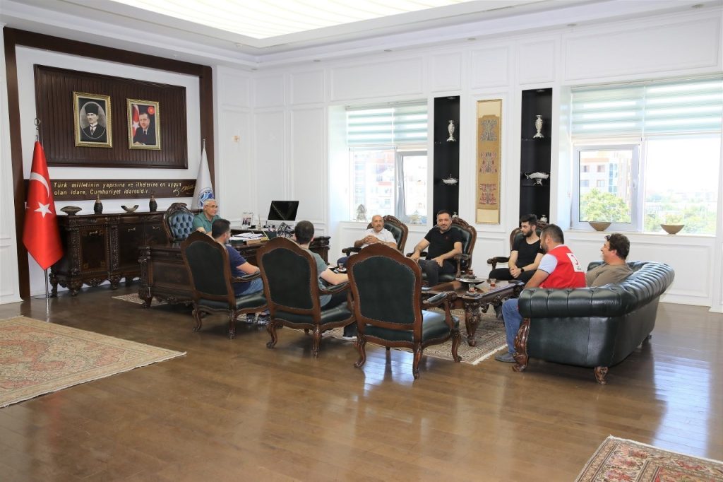 Kızılay yöneticilerinden Başkan Güder’e ziyaret