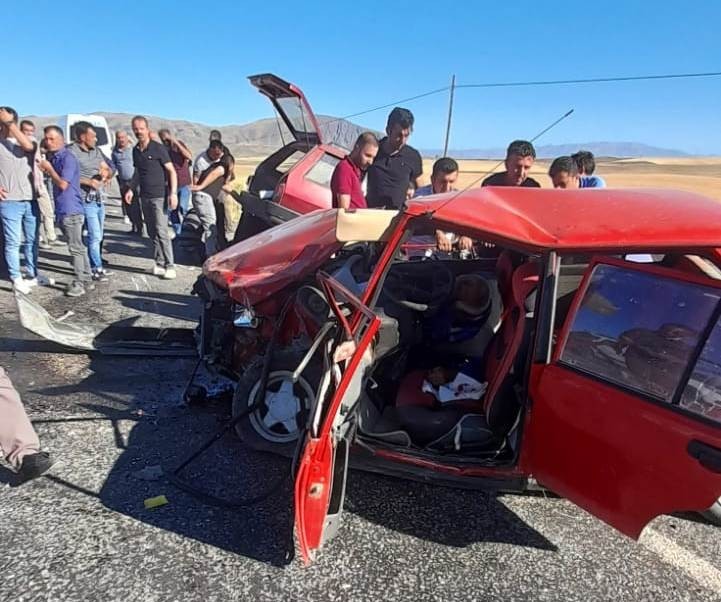 Malatya’da iki otomobil çarpıştı: 6 yaralı